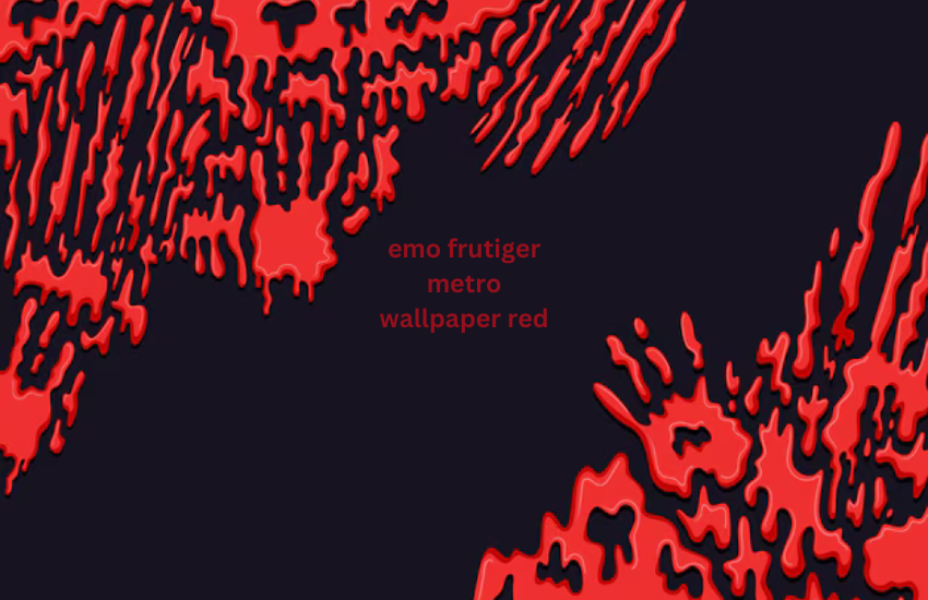 emo frutiger metro wallpaper red 